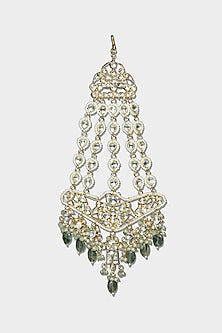 Gold Plated Kundan Polki Pasa