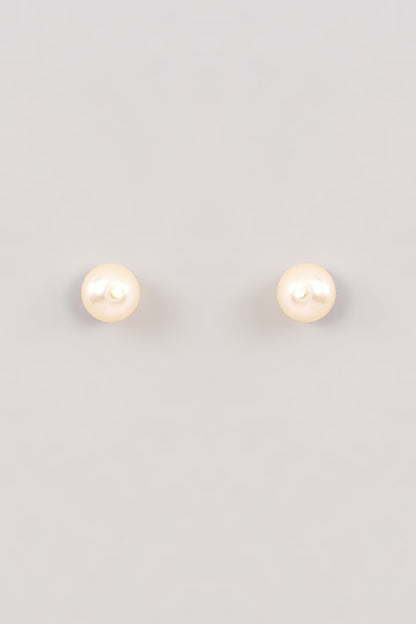 Gold Finish Beaded Pearl Layered Necklace Set