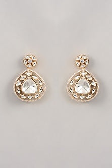 Gold Finish Zircon Long Necklace Set