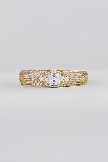 White Finish Zircon Bracelet