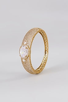 White Finish Zircon Bracelet