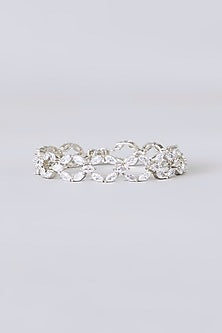 White Finish Zircon Bracelet