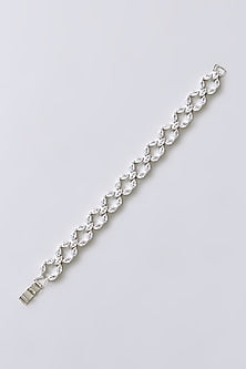 White Finish Zircon Bracelet