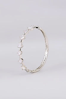 White Finish Zircon Bracelet