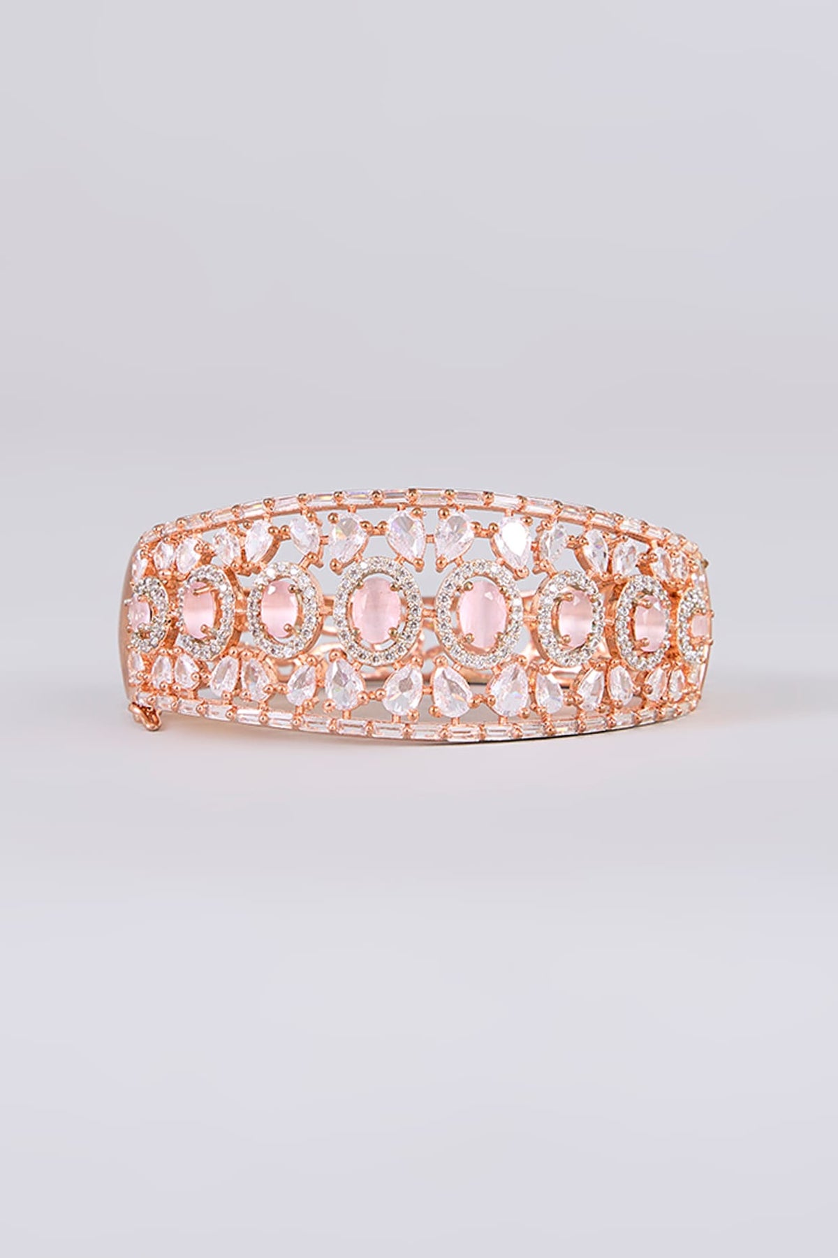 White Finish Zircon Bracelet