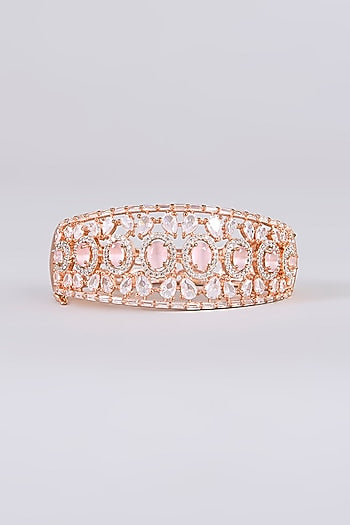 White Finish Zircon Bracelet