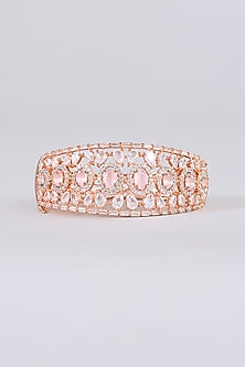 White Finish Zircon Bracelet