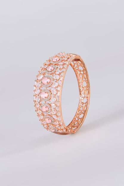 White Finish Zircon Bracelet