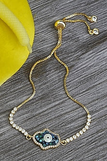 Gold Plated Adjustable Clasp Bracelet