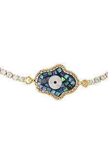 Gold Plated Adjustable Clasp Bracelet