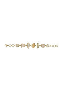 Gold Plated Onyx Bracelet