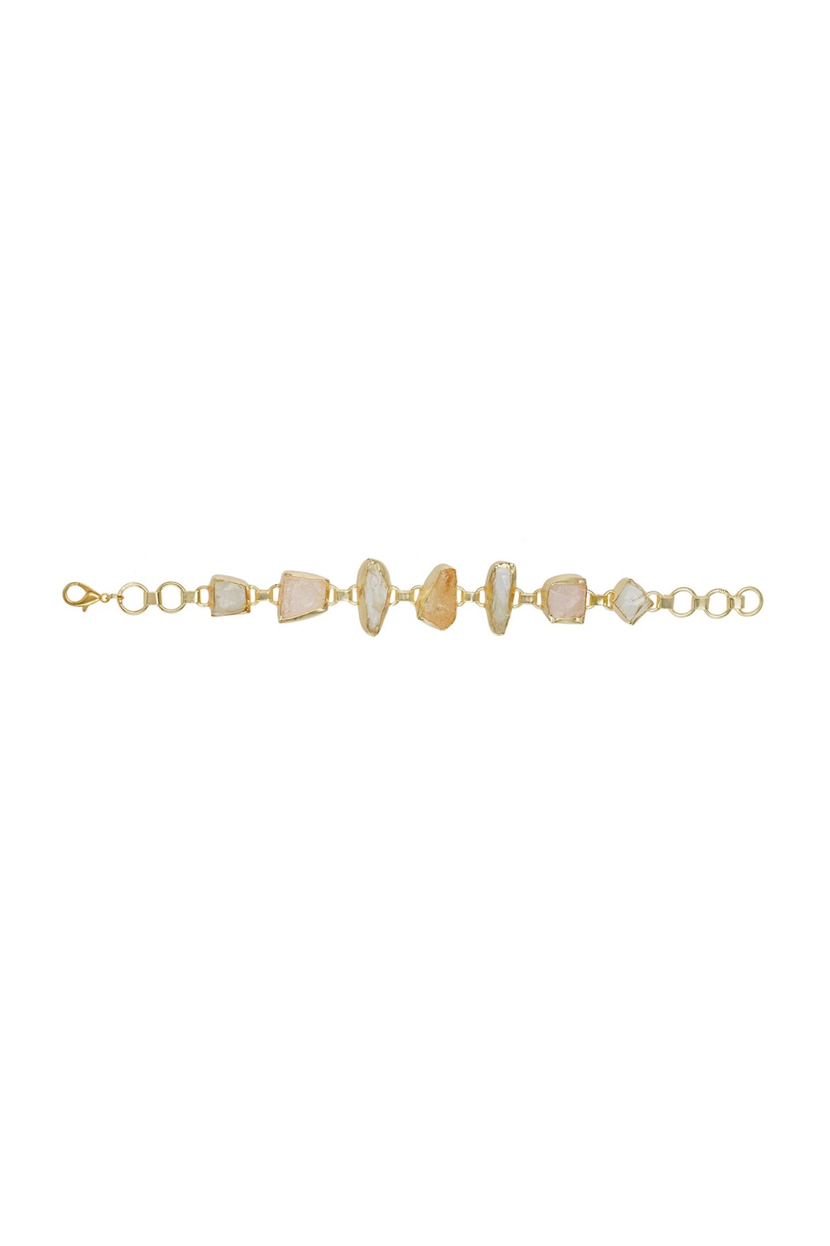 Gold Plated Onyx Bracelet