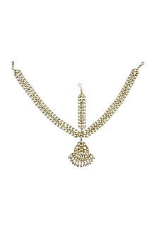 Gold Plated Kundan Mathapatti