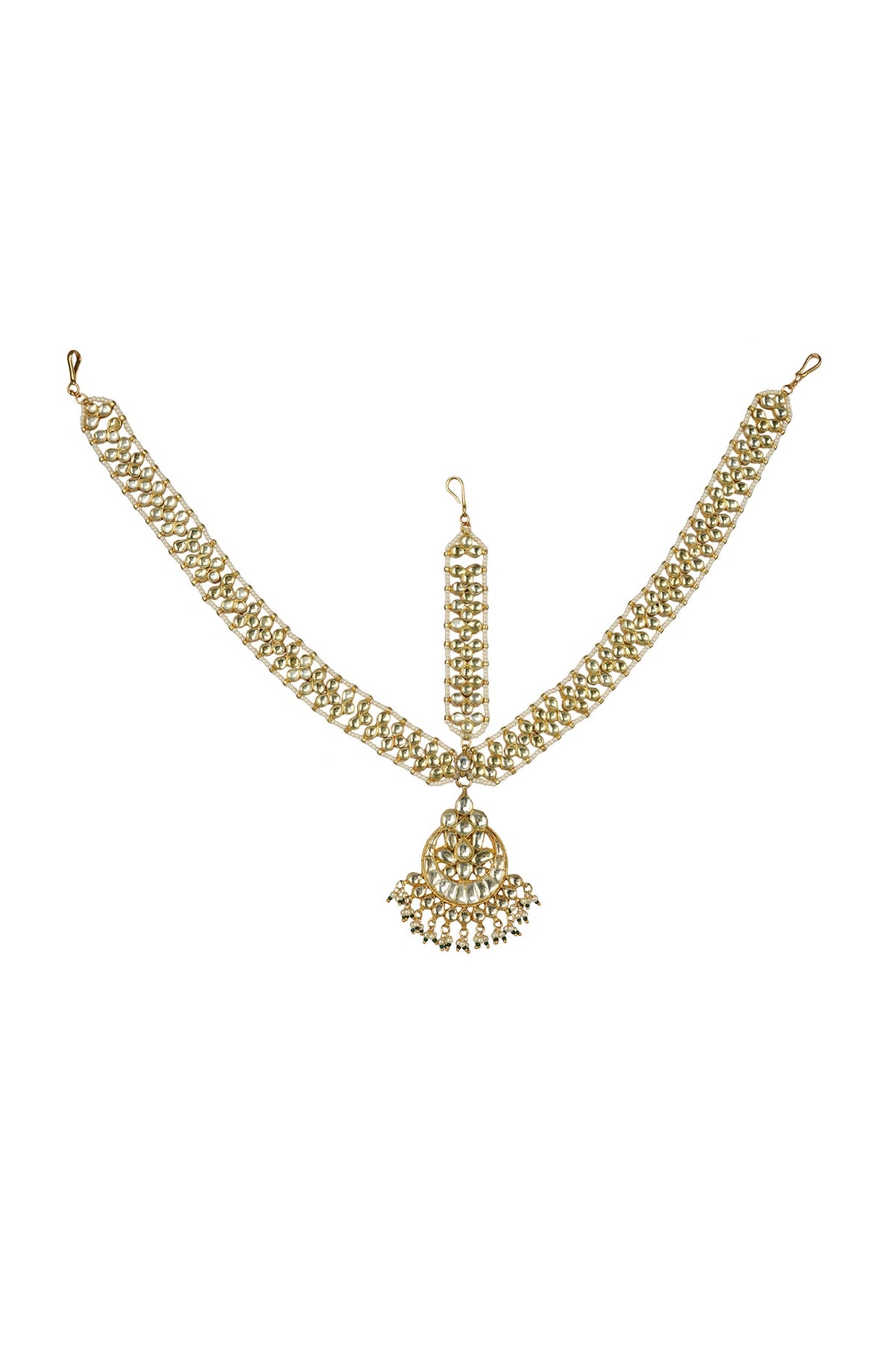 Gold Plated Kundan Mathapatti