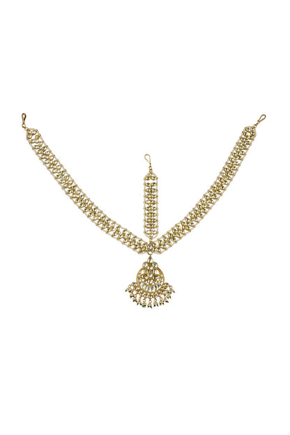 Gold Plated Kundan Mathapatti