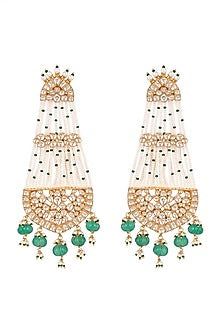 Gold Plated Pearl Pasa Earrings