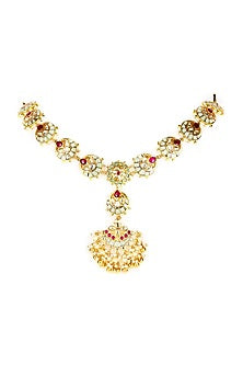 Gold Plated Pearl Matha Patti