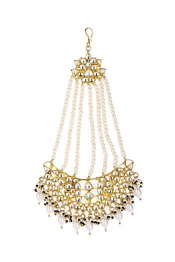 Gold Plated Kundan Polki Passa