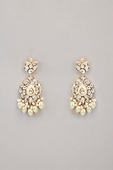 Two Tone Finish Kundan Polki & Beaded Necklace Set