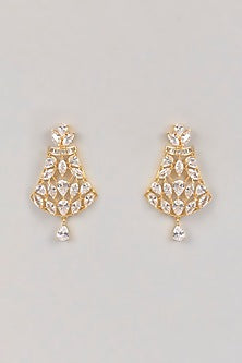 Rose Gold Finish American Diamond Beaded Necklace Set