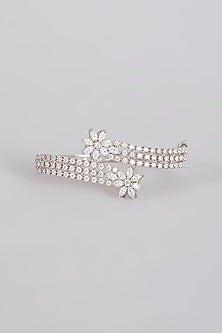 Silver Finish Crystal Bracelet