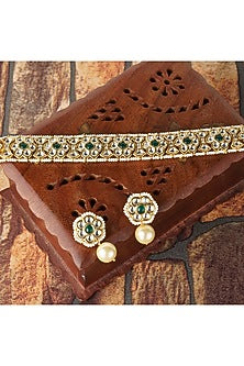 Gold Plated Choker Necklace Set
