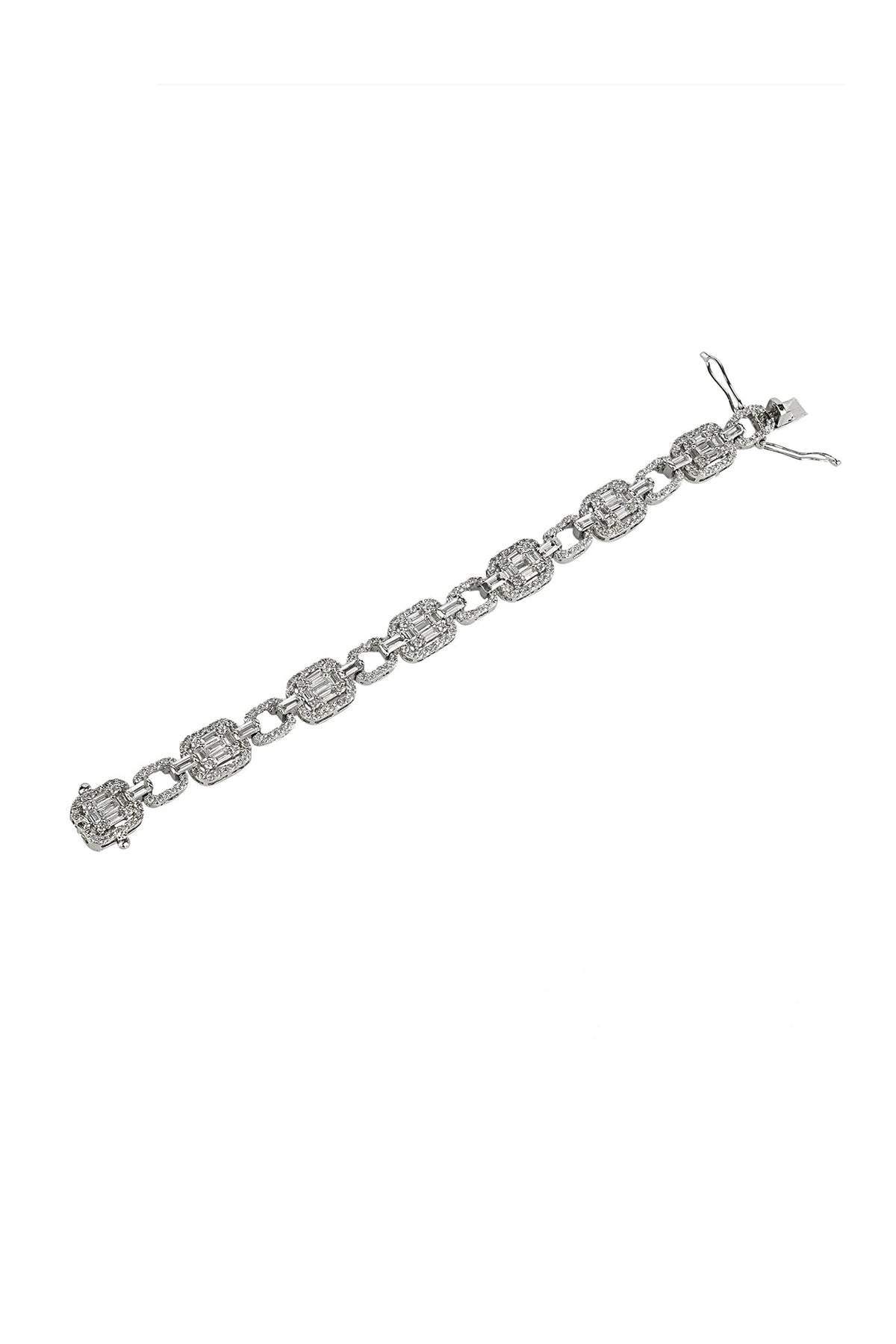 Silver Finish Bracelet In Alloy
