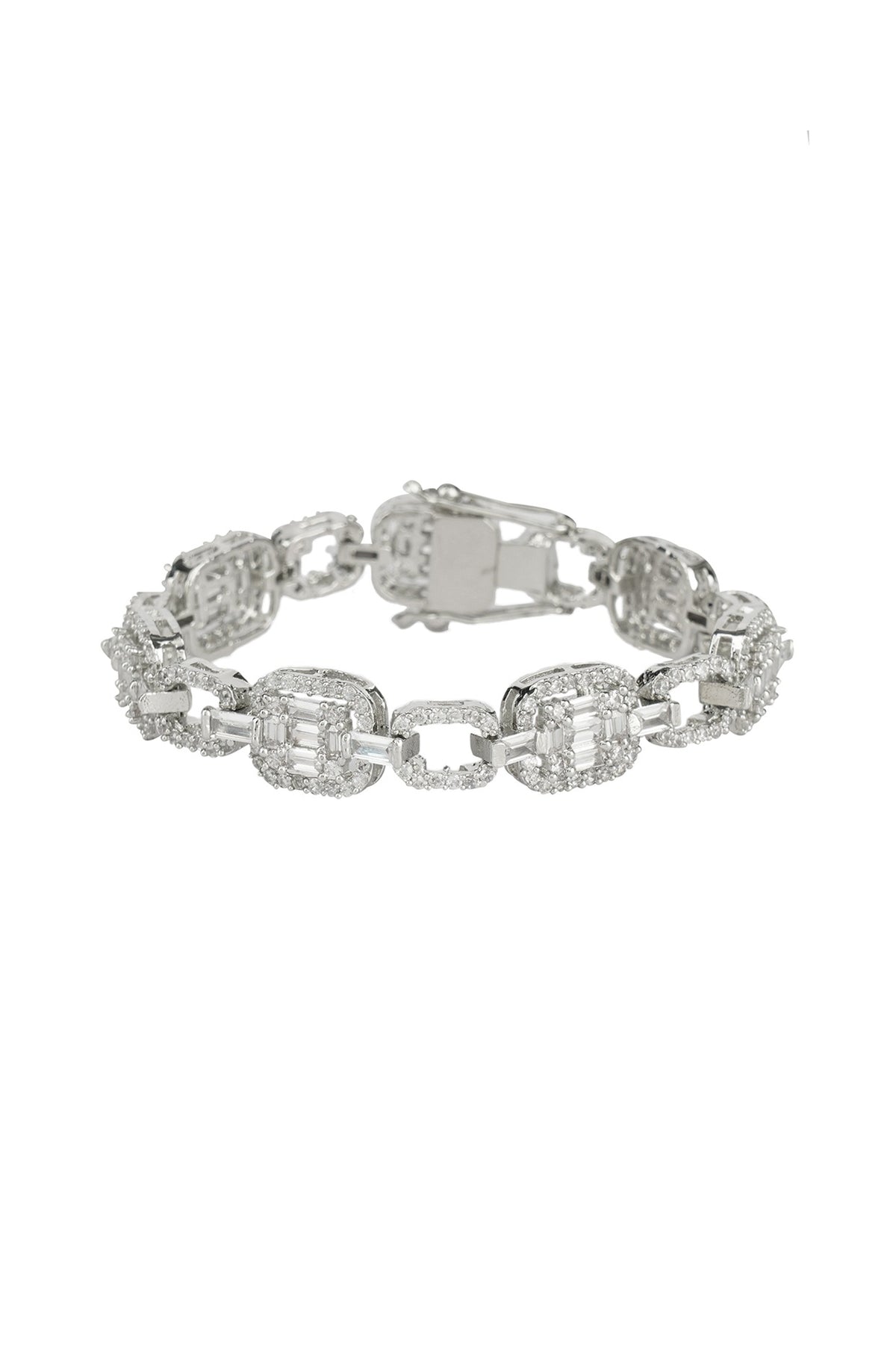 Silver Finish Bracelet In Alloy