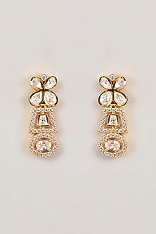 Two-Tone Finish Pink Zircon Necklace Set