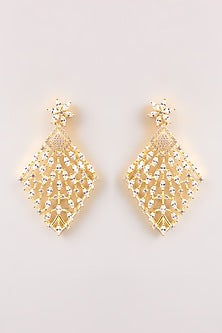 Gold Finish Pearl Necklace Set