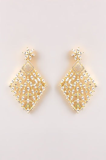 Gold Finish Pearl Necklace Set