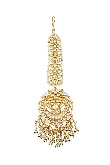Gold Plated Kundan Maang Tikka