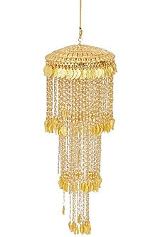 Gold Finish Kaleeras With Ghungroo