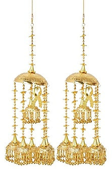 Gold Finish Ghungroo Kaleeras