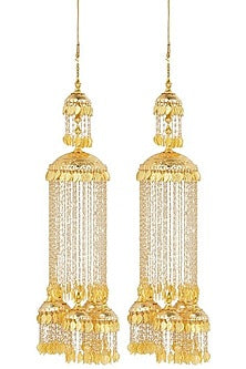 Gold Finish Pearl Kaleeras