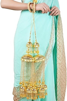 Gold Finish Pearl Kaleeras