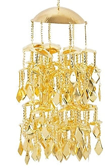 Gold Finish Ghungroo Kaleeras In Alloy