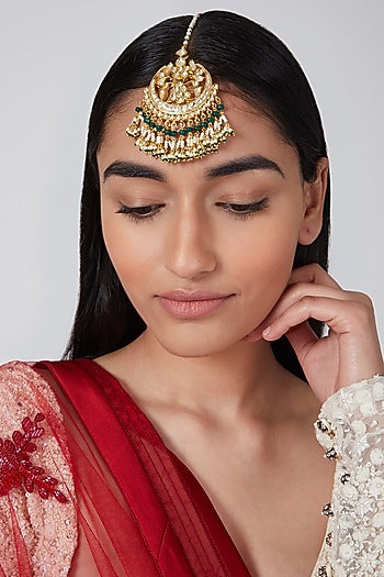 Gold Plated Chaandbaali Earrings