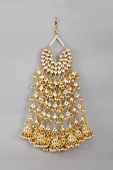 Gold Plated Kundan Pasa