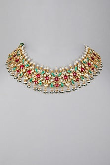Gold Plated Kundan Necklace