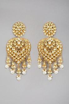 Gold Plated Chaandbaali Earrings