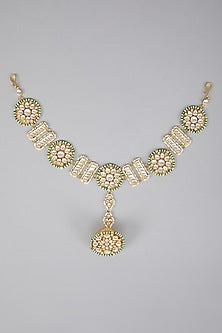 Gold Plated Kundan Mahapatti