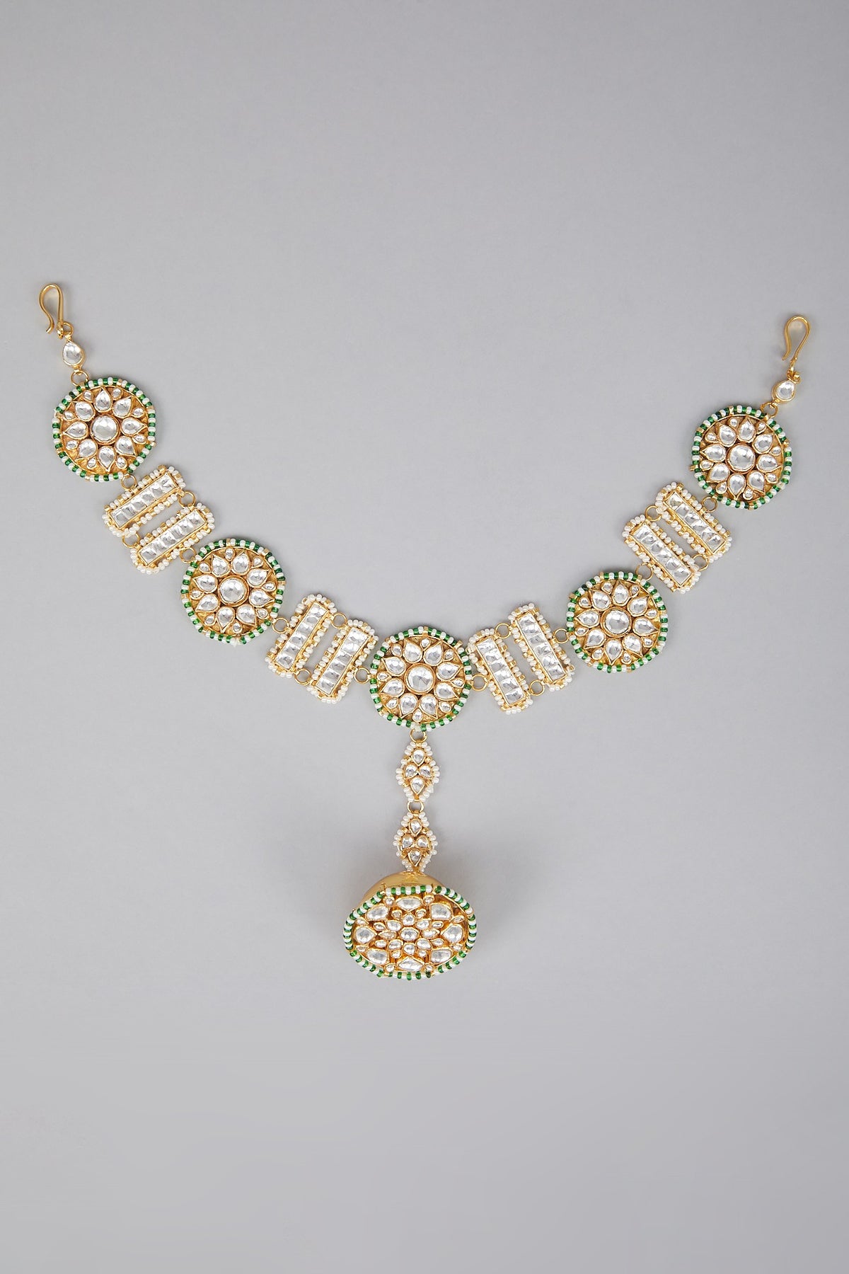 Gold Plated Kundan Mahapatti