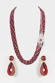 Gold Plated Kundan Polki Necklace Set