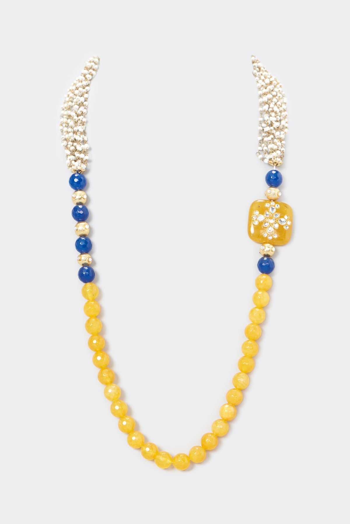 Gold Plated Kundan Polki Necklace