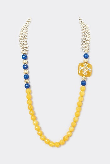 Gold Plated Kundan Polki Necklace