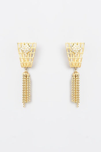 Gold Plated Dangler Earrings