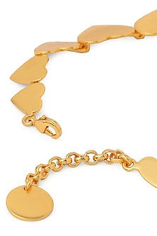 Gold Plated Heart Choker Necklace