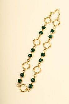 Gold Finish Brass Mala