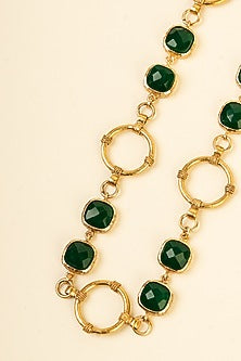 Gold Finish Brass Mala